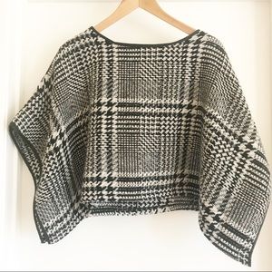 Free People Houndstooth Cape